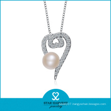 Promotion Pink Pearl Silver Jewelry Necklace (SH-0097)